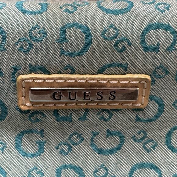 Vintage Y2K Guess Baguette Purse Logo Preppy Coquette Retro Mini Shoulder Bag - Picture 4 of 14